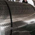 Placa de alumínio quadriculada com padrão de cinco barras e padrão de diamante usada para piso de caminhão